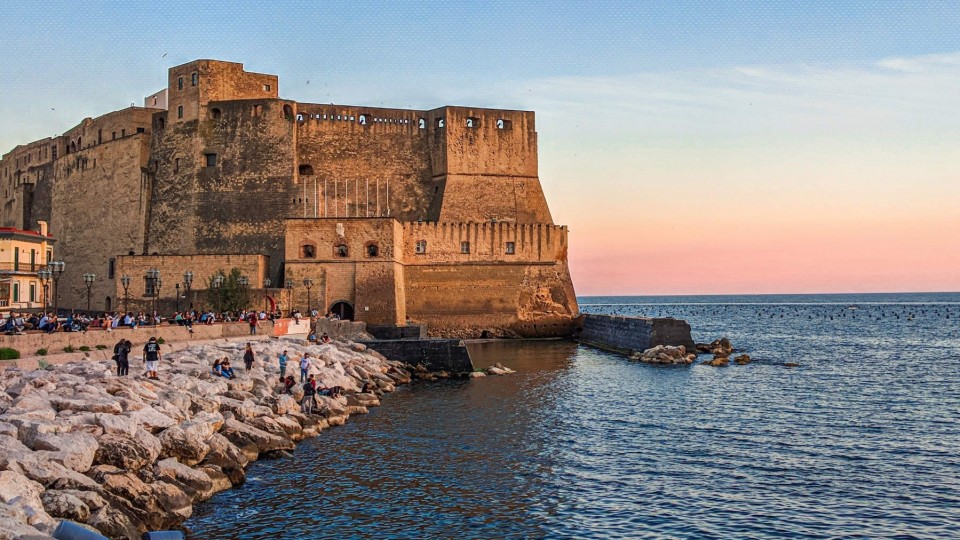 Post Castel dell’Ovo and Naples' seafront